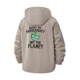 Empowerment Earth Unisex Full-Zip Printed Waterproof Hooded Windbreaker