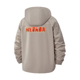 Nevada College Prep Unisex Full-Zip Printed Waterproof Hooded Windbreaker