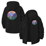 Mountain Wave Unisex Full-Zip Printed Waterproof Hooded Windbreaker