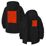 Abstract Speckled Block Unisex Full-Zip Printed Waterproof Hooded Windbreaker