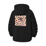 Daisy Blossom Unisex Full-Zip Printed Waterproof Hooded Windbreaker