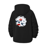 Mountain Sunrise Unisex Full-Zip Printed Waterproof Hooded Windbreaker
