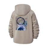 Abstract Cosmic Art Unisex Full-Zip Printed Waterproof Hooded Windbreaker