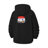 Goldfish Jar Unisex Full-Zip Printed Waterproof Hooded Windbreaker
