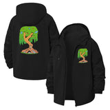 Whimsical Tree Unisex Full-Zip Printed Waterproof Hooded Windbreaker