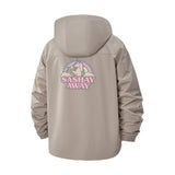 Unicorn Sashay Away Unisex Full-Zip Printed Waterproof Hooded Windbreaker