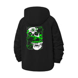 Third Eye Skull Unisex Full-Zip Printed Waterproof Hooded Windbreaker