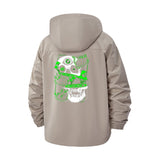 Third Eye Skull Unisex Full-Zip Printed Waterproof Hooded Windbreaker