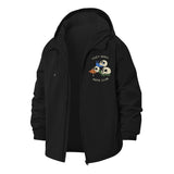 Cozy Skull Home Club Unisex Full-Zip Printed Waterproof Hooded Windbreaker