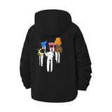 Colorful Dog Group Unisex Full-Zip Printed Waterproof Hooded Windbreaker