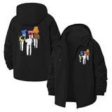 Colorful Dog Group Unisex Full-Zip Printed Waterproof Hooded Windbreaker