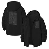 Cat Division Furry Pleasures Unisex Full-Zip Printed Waterproof Hooded Windbreaker