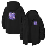 Cute Cat Convenience Store Unisex Full-Zip Printed Waterproof Hooded Windbreaker