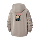 Sushi Chef Unisex Full-Zip Printed Waterproof Hooded Windbreaker
