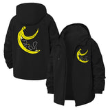 Banana Cat Unisex Full-Zip Printed Waterproof Hooded Windbreaker