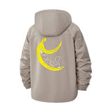 Banana Cat Unisex Full-Zip Printed Waterproof Hooded Windbreaker