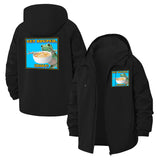 Frog Soup Meme Unisex Full-Zip Printed Waterproof Hooded Windbreaker