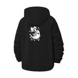 Cute Shark Unisex Full-Zip Printed Waterproof Hooded Windbreaker
