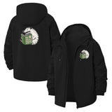 Possum Playing Dead Humor Unisex Full-Zip Printed Waterproof Hooded Windbreaker