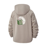 Possum Playing Dead Humor Unisex Full-Zip Printed Waterproof Hooded Windbreaker