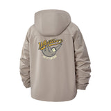 Sloth Motivation Unisex Full-Zip Printed Waterproof Hooded Windbreaker