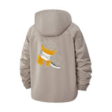 Cat Happiness Prescription Unisex Full-Zip Printed Waterproof Hooded Windbreaker