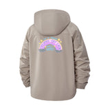 Proud Cat Lady Vote Unisex Full-Zip Printed Waterproof Hooded Windbreaker