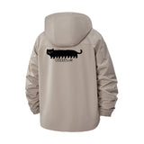 Cat Caterpillar Unisex Full-Zip Printed Waterproof Hooded Windbreaker