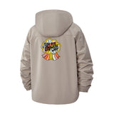 Retro Cat Lady Unisex Full-Zip Printed Waterproof Hooded Windbreaker