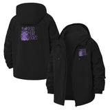 Read More Books Unisex Full-Zip Printed Waterproof Hooded Windbreaker