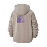 Read More Books Unisex Full-Zip Printed Waterproof Hooded Windbreaker