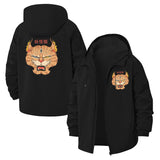 Mythical Cat Unisex Full-Zip Printed Waterproof Hooded Windbreaker