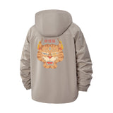 Mythical Cat Unisex Full-Zip Printed Waterproof Hooded Windbreaker