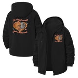Tender Heart Cat Unisex Full-Zip Printed Waterproof Hooded Windbreaker