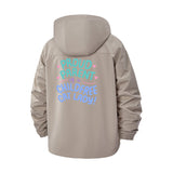 Childfree Cat Lady Unisex Full-Zip Printed Waterproof Hooded Windbreaker