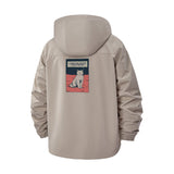 Mystical Cat Unisex Full-Zip Printed Waterproof Hooded Windbreaker