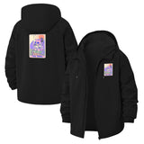 Tarot Card Art Unisex Full-Zip Printed Waterproof Hooded Windbreaker