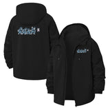 Dancing Bear Parade Unisex Full-Zip Printed Waterproof Hooded Windbreaker