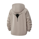 Peekaboo Cat Unisex Full-Zip Printed Waterproof Hooded Windbreaker