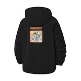 Satirical Comic Unisex Full-Zip Printed Waterproof Hooded Windbreaker