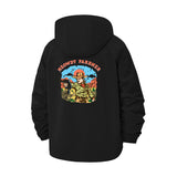 Cowboy Cartoon Howdy Pardner Unisex Full-Zip Printed Waterproof Hooded Windbreaker