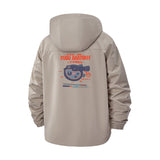 Fugu Anatomy Unisex Full-Zip Printed Waterproof Hooded Windbreaker