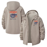 Fugu Anatomy Unisex Full-Zip Printed Waterproof Hooded Windbreaker