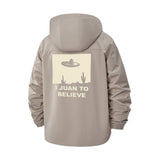 Sombrero Cactus Pun Unisex Full-Zip Printed Waterproof Hooded Windbreaker