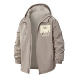 Sombrero Cactus Pun Unisex Full-Zip Printed Waterproof Hooded Windbreaker