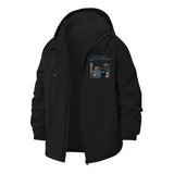 Support Your Local Ninjas Unisex Full-Zip Printed Waterproof Hooded Windbreaker