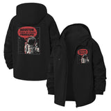 Astronaut Humor Unisex Full-Zip Printed Waterproof Hooded Windbreaker