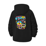 Retro Game Controller Unisex Full-Zip Printed Waterproof Hooded Windbreaker