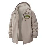Tea Cup Still Life Unisex Full-Zip Printed Waterproof Hooded Windbreaker