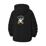 Magical Creatures Unisex Full-Zip Printed Waterproof Hooded Windbreaker